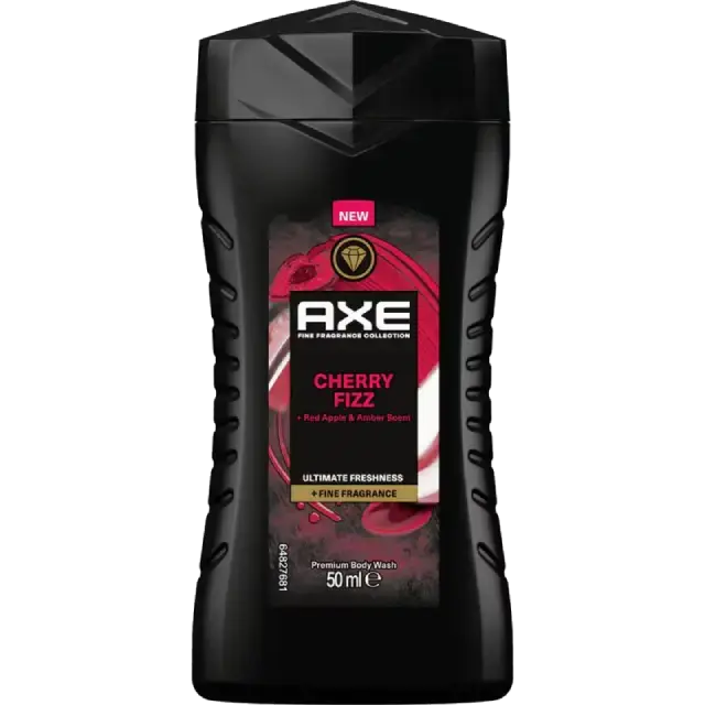 Mini Axe Douchegel – Cherry Fizz 50 ml. Dunklow