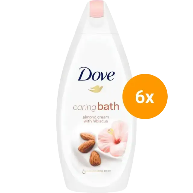 Dove - Douchegel - Soothing Almond - 6 x 450ml voordeelverpakking Dunklow