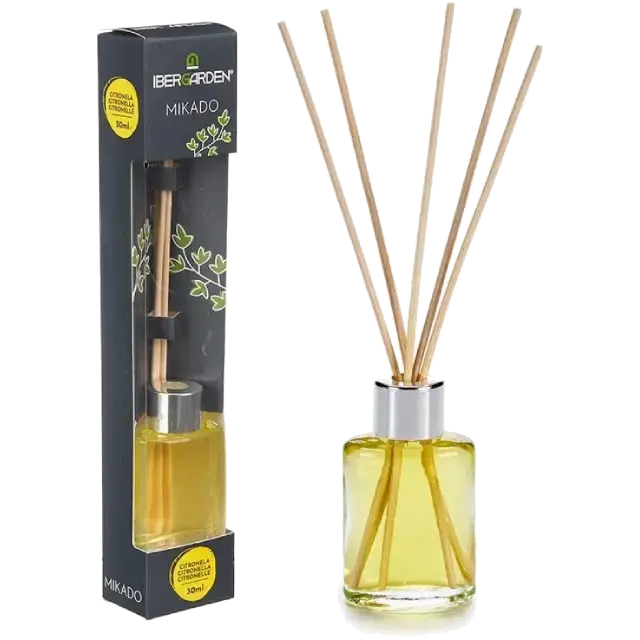 Ibergarden Mikado Geurstokjes citronella 30 ml Dunklow