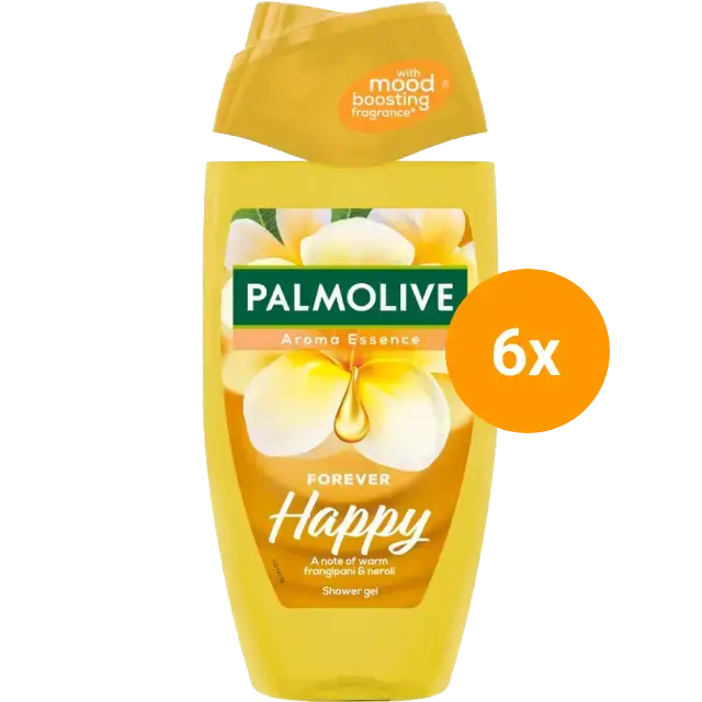 Palmolive Douchegel - Forever - Happy - 6x 250ml - Voordeelverpakking Dunklow