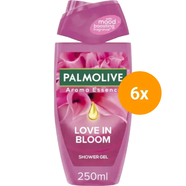 Palmolive - Douchegel - Love in Bloom - Aroma Essence - 250 ml - Voordeelverpakking - 6 stuks Dunklow