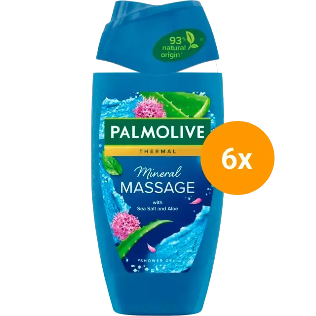 Palmolive - Douchegel - Mineral Massage - 250ml x 6 Dunklow