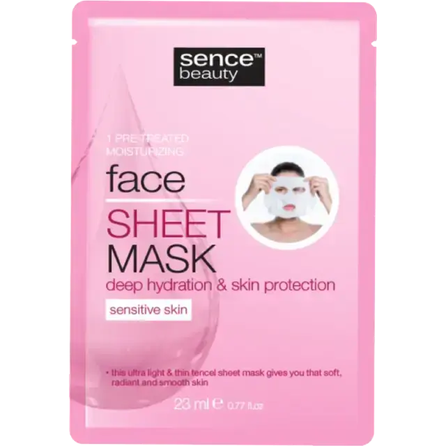Sence Face Mask - Hydrating - 1 Face Mask - Bulk Packaging - 3 Pieces - Dunklow