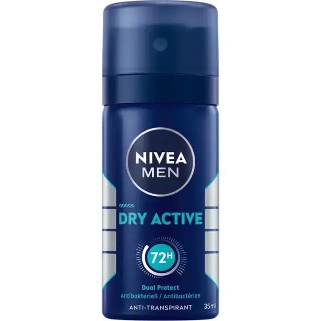 NIVEA MEN Deo Spray Dry Active Anti-Transpirant 35ml Dunklow